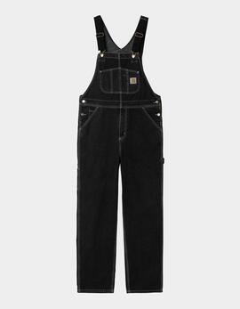 Mono CARHARTT WIP BIB OVERALL - Black Stone Washed