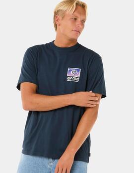 Camiseta RIP CURL RAW ENERGY TRAD - Dark Navy