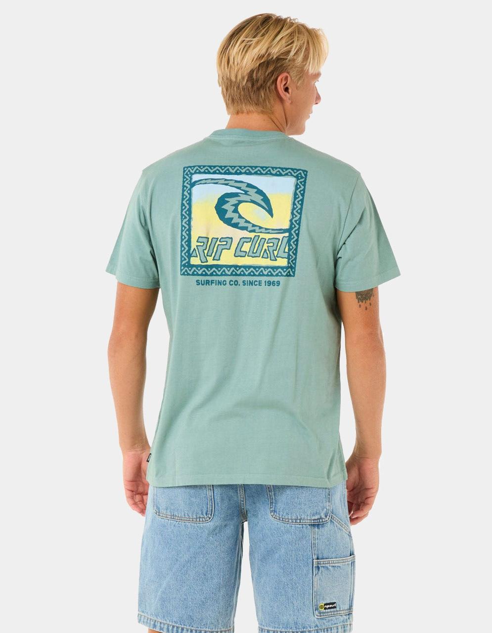 Camiseta RIP CURL RAW ENERGY TRAD - Blue Lagoon