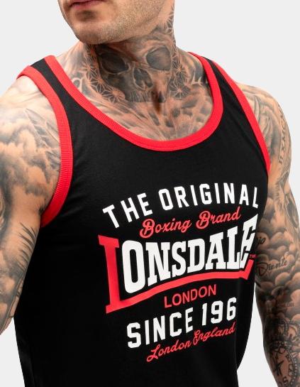 Camiseta Tirantes ANDOVER - Black/Red/White