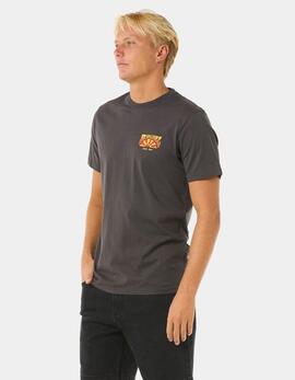 Camiseta RIP CURL KEEP ON TRUCKING - Washed Black