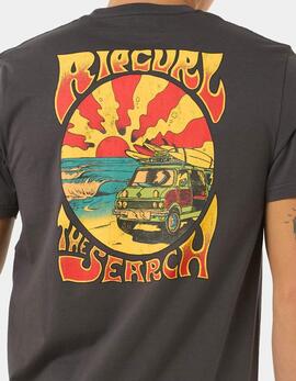 Camiseta RIP CURL KEEP ON TRUCKING - Washed Black