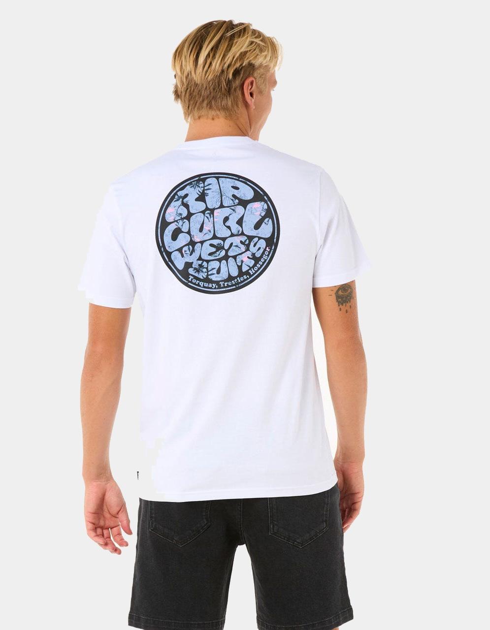Camiseta RIP CURL WETTIE PASSAGE ICON - White