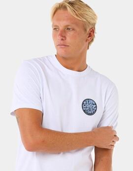 Camiseta RIP CURL WETTIE PASSAGE ICON - White