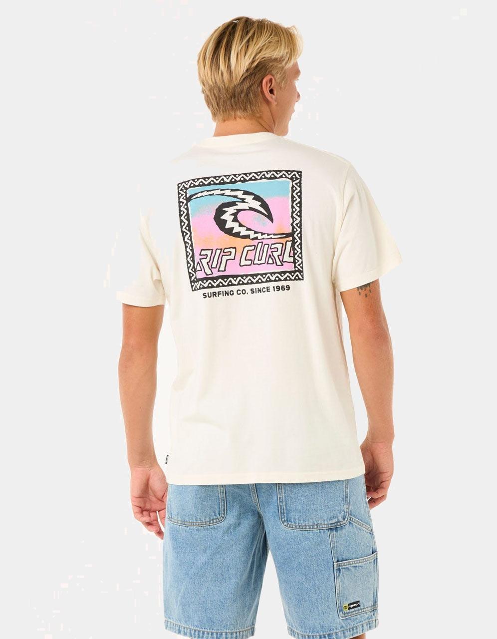Camiseta RIP CURL RAW ENERGY TRAD - Bone