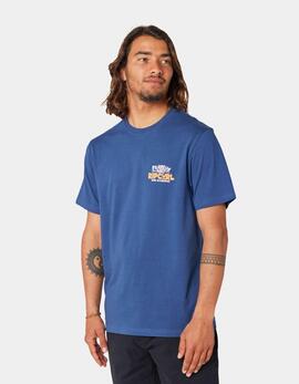 Camiseta RIP CURL SURF PARADISE F&B - Washed Navy