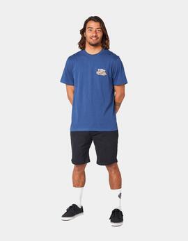 Camiseta RIP CURL SURF PARADISE F&B - Washed Navy