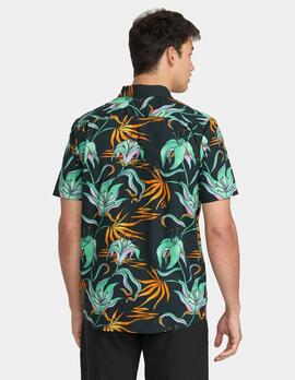 Camisa BRAINMELTER FLORAL - Black Green