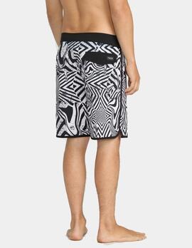 Bañador Volcom INFUSE SCALLOP MOD 19' - White Black