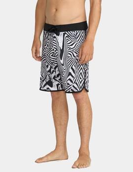 Bañador Volcom INFUSE SCALLOP MOD 19' - White Black