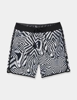 Bañador Volcom INFUSE SCALLOP MOD 19' - White Black