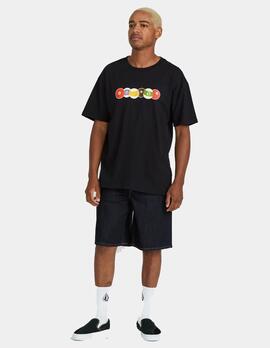 Camiseta Volcom FA SETH CONBOY RACK EM - Black