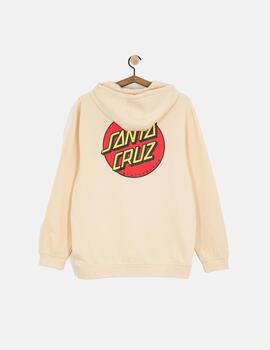 Sudadera Cap. SANTA CRUZ CLASSIC DOT CHEST - Blond Wood