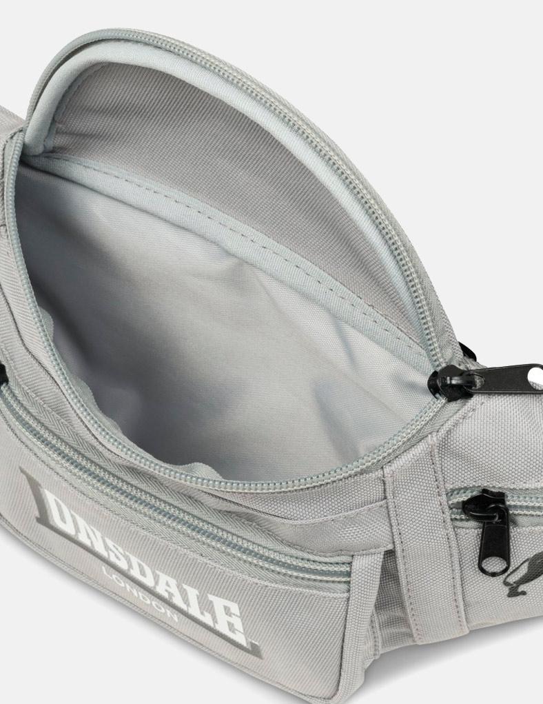 Riñonera LONSDALE HIP - Grey/Black/White