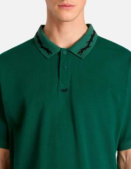 Polo VANS SKATE MESH - Rain Forest