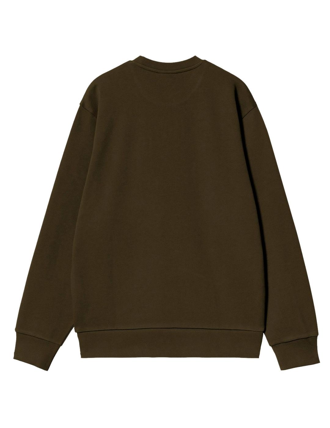 Sudadera CARHARTT WIP SCRIPT EMBROIDERY - Turtle / Air Pink