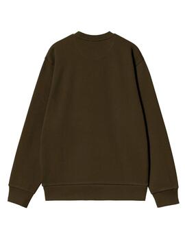 Sudadera CARHARTT WIP SCRIPT EMBROIDERY - Turtle / Air Pink