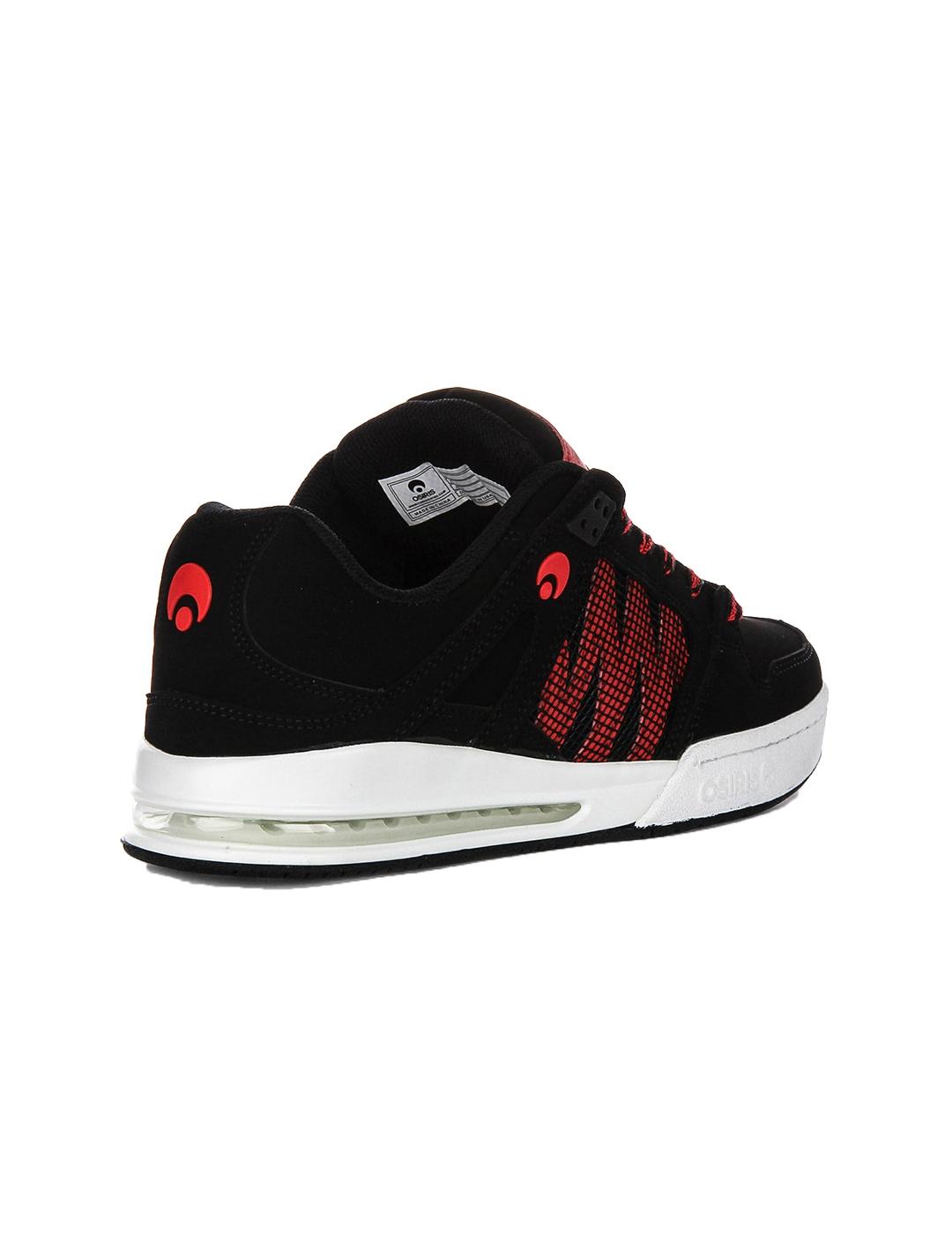 Zapatillas OSIRIS PIXEL - Black/White/Red