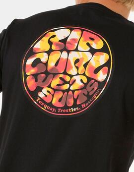 Camiseta WETTIE PASSAGE ICON - Black