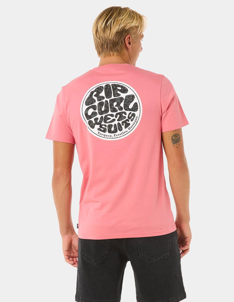 Camiseta RIP CURL WETTIE PASSAGE ICON - Watermelon
