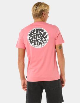 Camiseta RIP CURL WETTIE PASSAGE ICON - Watermelon