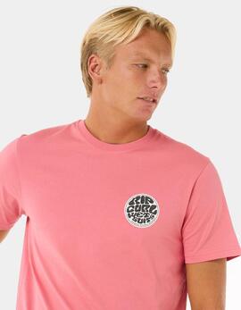 Camiseta RIP CURL WETTIE PASSAGE ICON - Watermelon