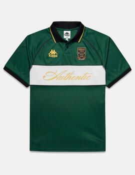 Polo KAPPA AUTHENTIC NORTON - Green Eden/White