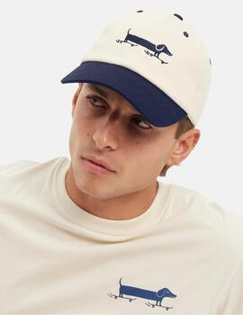 Gorra HYDROPONIC DACHSHUND - Natural/Navy