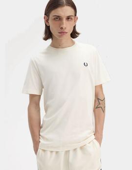 Camiseta FRED PERRY M1600 - Ecru