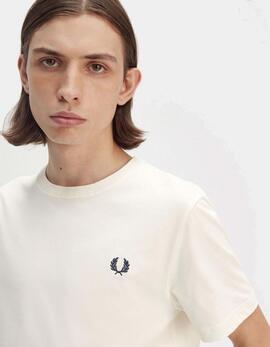 Camiseta FRED PERRY M1600 - Ecru