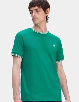 Camiseta M1588 - Green Ecru