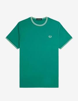 Camiseta M1588 - Green Ecru