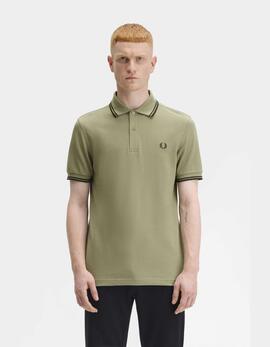 Polo FRED PERRY M3600 - Olive Mint
