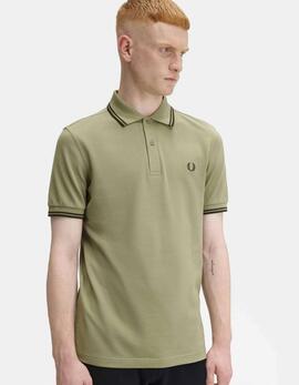 Polo FRED PERRY M3600 - Olive Mint