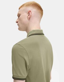 Polo FRED PERRY M3600 - Olive Mint