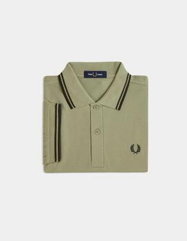 Polo FRED PERRY M3600 - Olive Mint