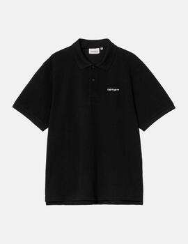 Polo CARHARTT WIP SCRIPT - Black / White