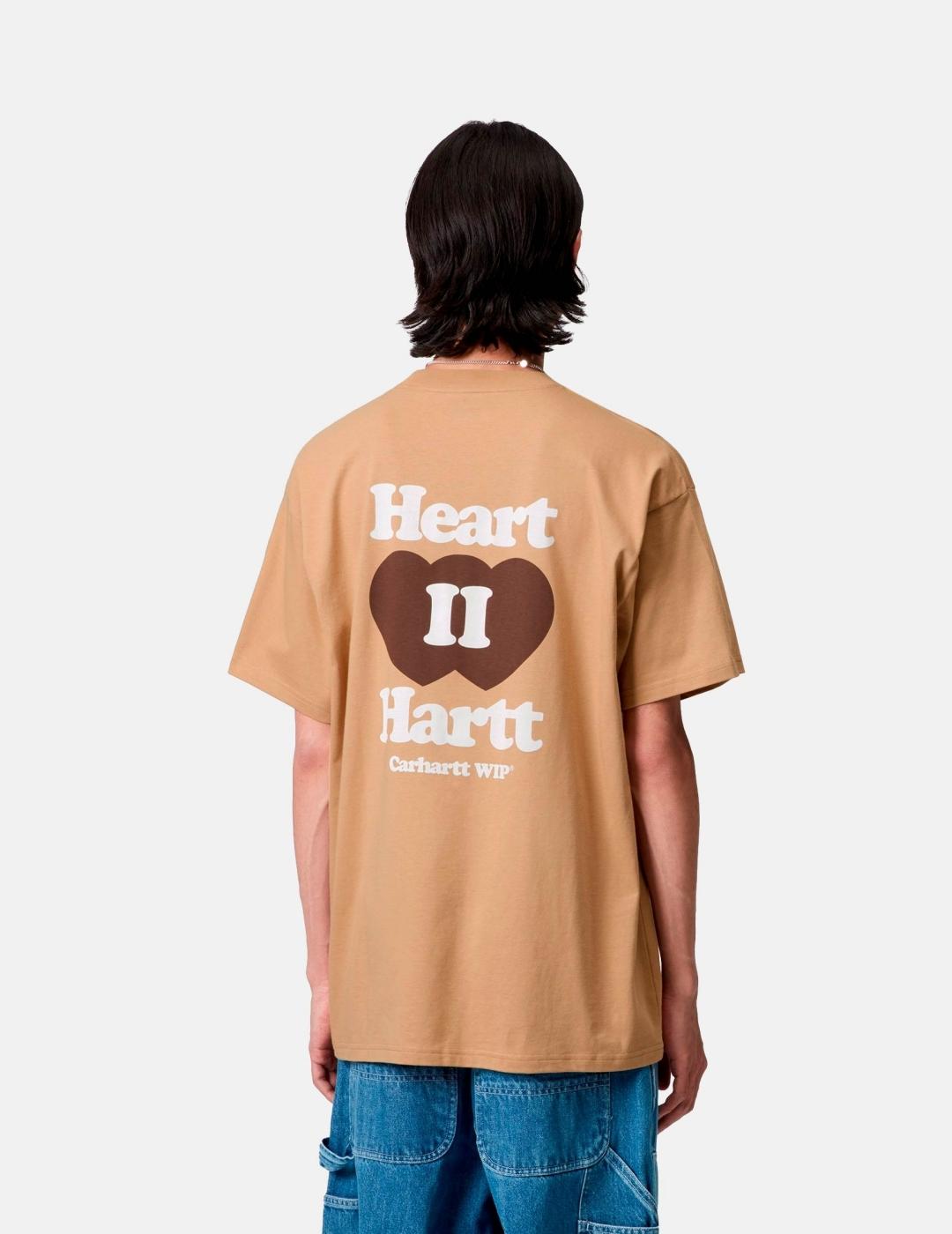 Camiseta CARHARTT WIP HEART II HARTT - Dusty H Brown