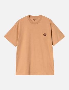 Camiseta CARHARTT WIP HEART II HARTT - Dusty H Brown