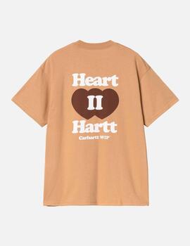 Camiseta CARHARTT WIP HEART II HARTT - Dusty H Brown