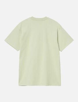 Camiseta CARHARTT WIP AMERICAN SCRIPT - Pale Olive