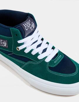 Zapatillas VANS SKATE HALF CAB - Tartan Blue/Green