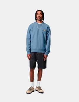 Sudadera Crew CARHARTT WIP AMERICAN SCRIPT - Sorrent