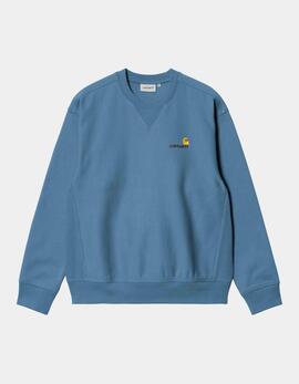 Sudadera Crew CARHARTT WIP AMERICAN SCRIPT - Sorrent