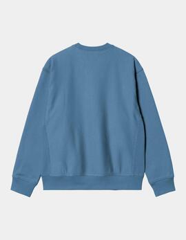 Sudadera Crew CARHARTT WIP AMERICAN SCRIPT - Sorrent