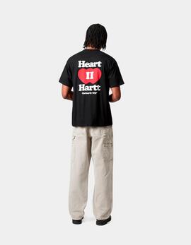 Camiseta CARHARTT WIP HEART II HARTT - Black