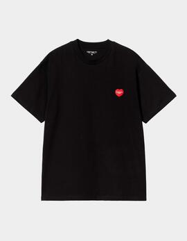 Camiseta CARHARTT WIP HEART II HARTT - Black