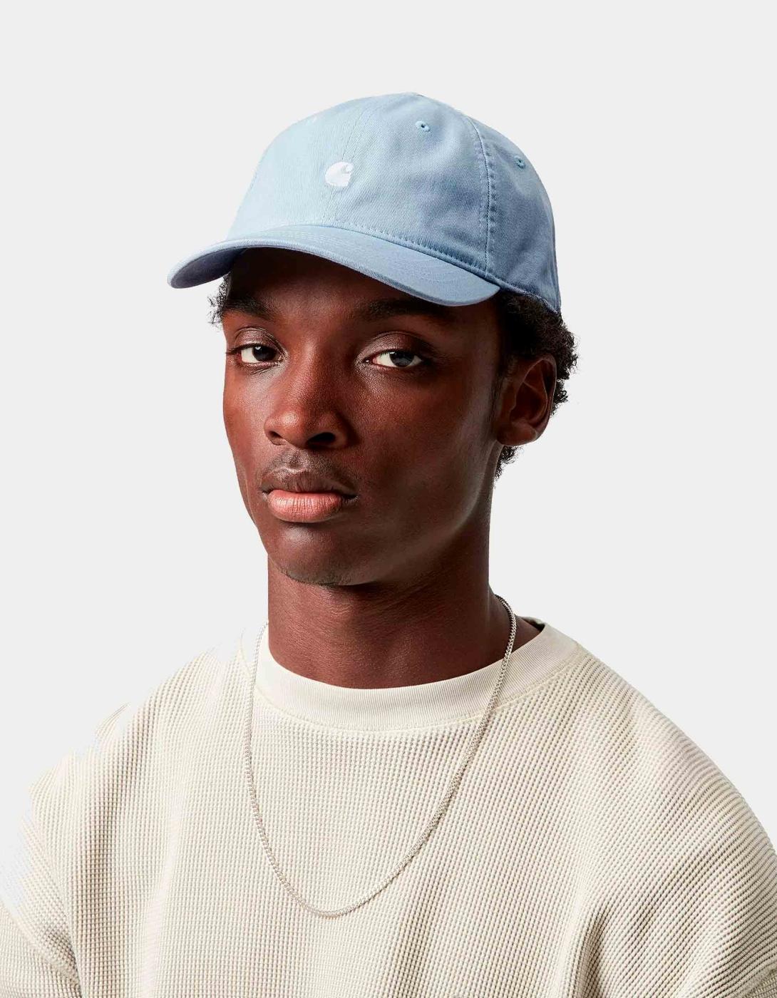 Gorra CARHARTT WIP MADISON LOGO - Blue Fog / White