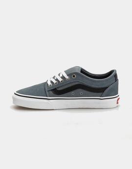 Zapatillas VANS SKATE CHUKKA LOW SIDESTRIPE - Black/Sla