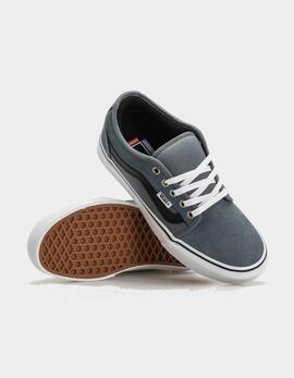 Zapatillas VANS SKATE CHUKKA LOW SIDESTRIPE - Black/Sla